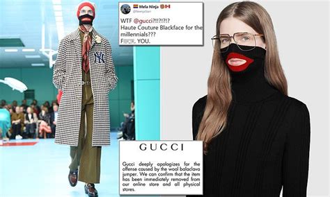 gucci balaclava|gucci controversy.